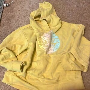 Yellow old navy sweatshirt